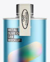 Olive Oil Tin Can Mockup