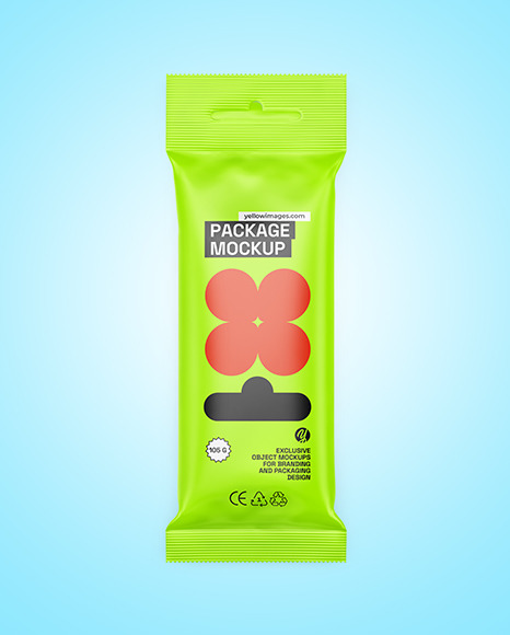 Matte Snack Package Mockup