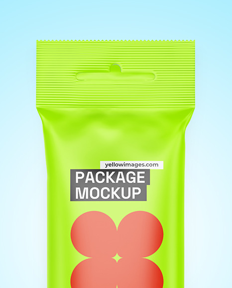 Matte Snack Package Mockup