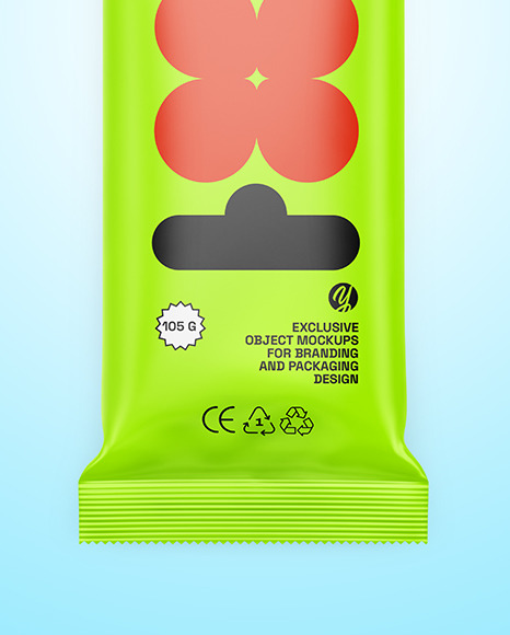 Matte Snack Package Mockup