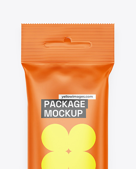 Matte Snack Package Mockup