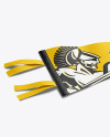 Felt Pennant Flag Mockup
