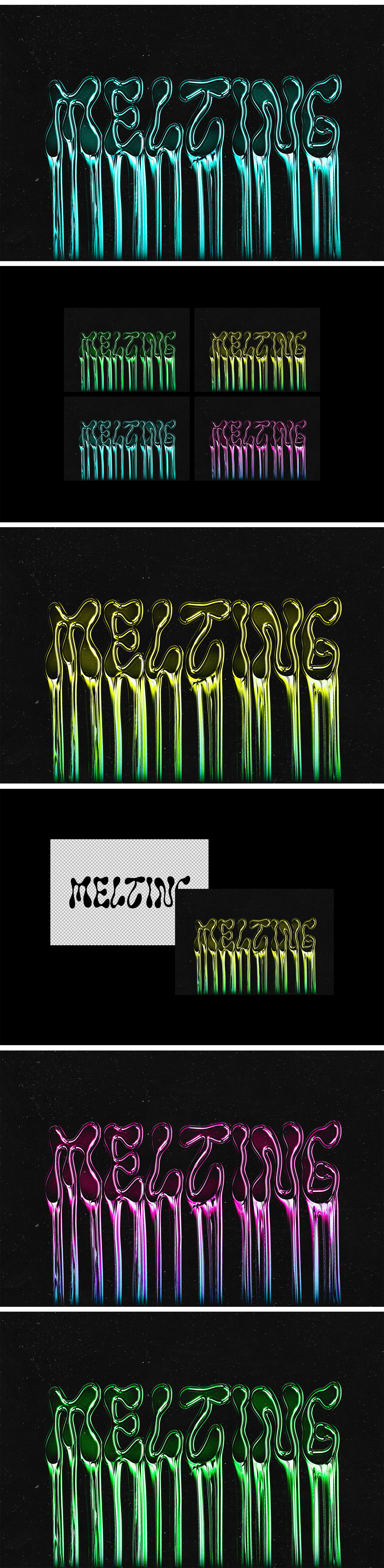 Melted Plasma Text Effect Melted Plasma Text Effect