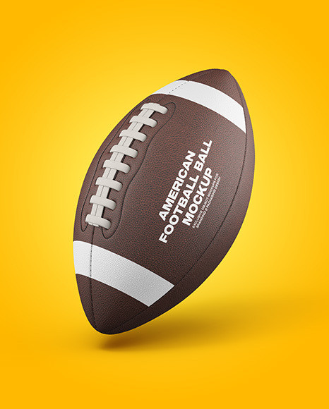 American Football Ball Mockup