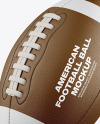 American Football Ball Mockup
