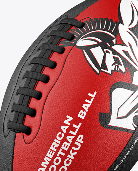 American Football Ball Mockup