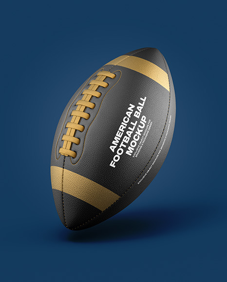 American Football Ball Mockup