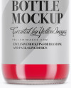 Clear Glass Pink Drink Bottle Mockup