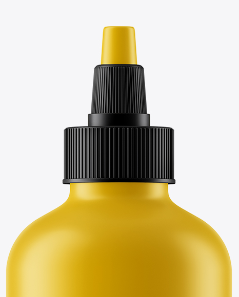 Matte Sauce Bottle Mockup