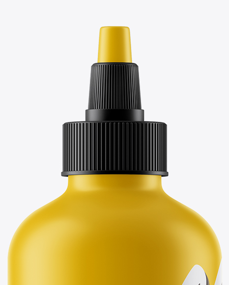 Matte Sauce Bottle Mockup