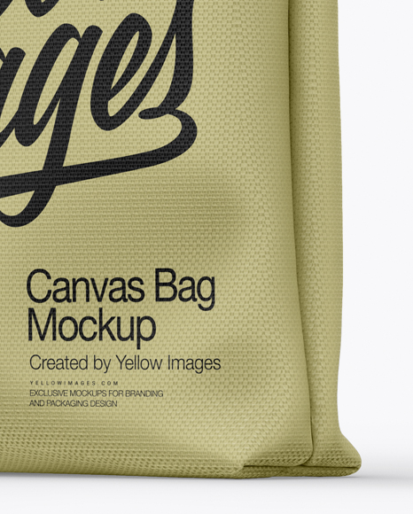 Free Canvas Bag Mockup (Hero Shot)