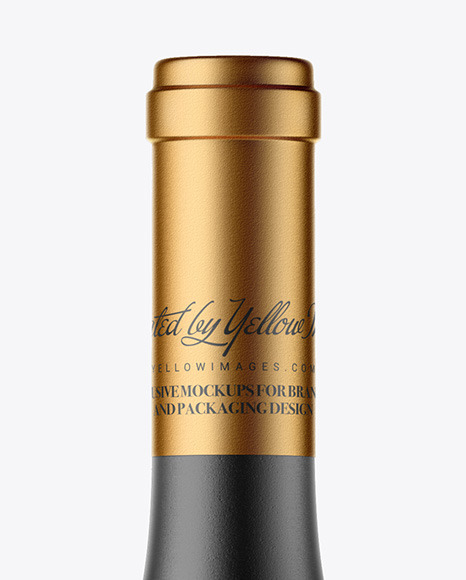 Ceramic Wine Bottle Mockup