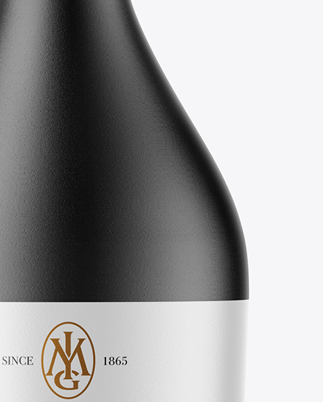 Ceramic Wine Bottle Mockup