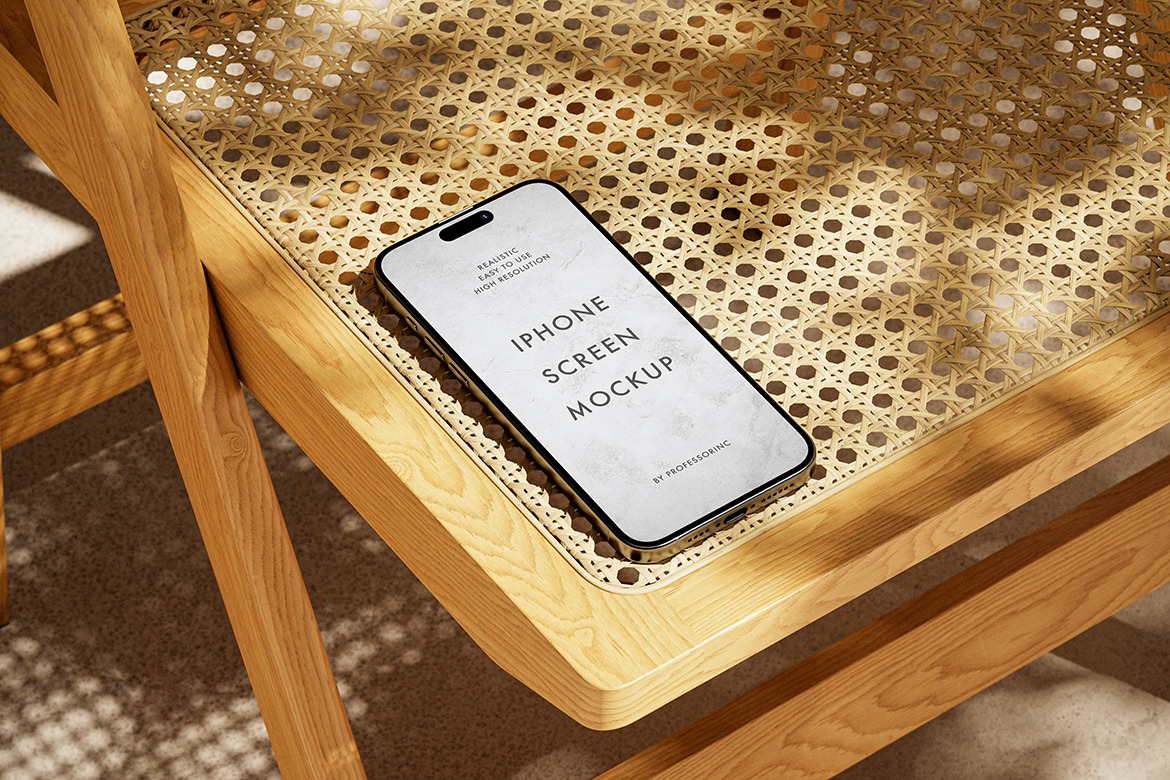 iPhone 15 Pro Mockup Set iPhone 15 Pro Mockup Set