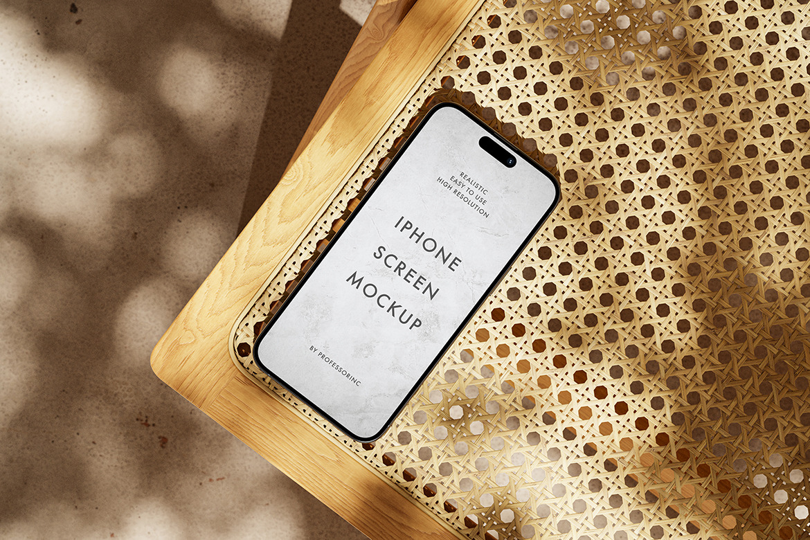 iPhone 15 Pro Mockup Set iPhone 15 Pro Mockup Set