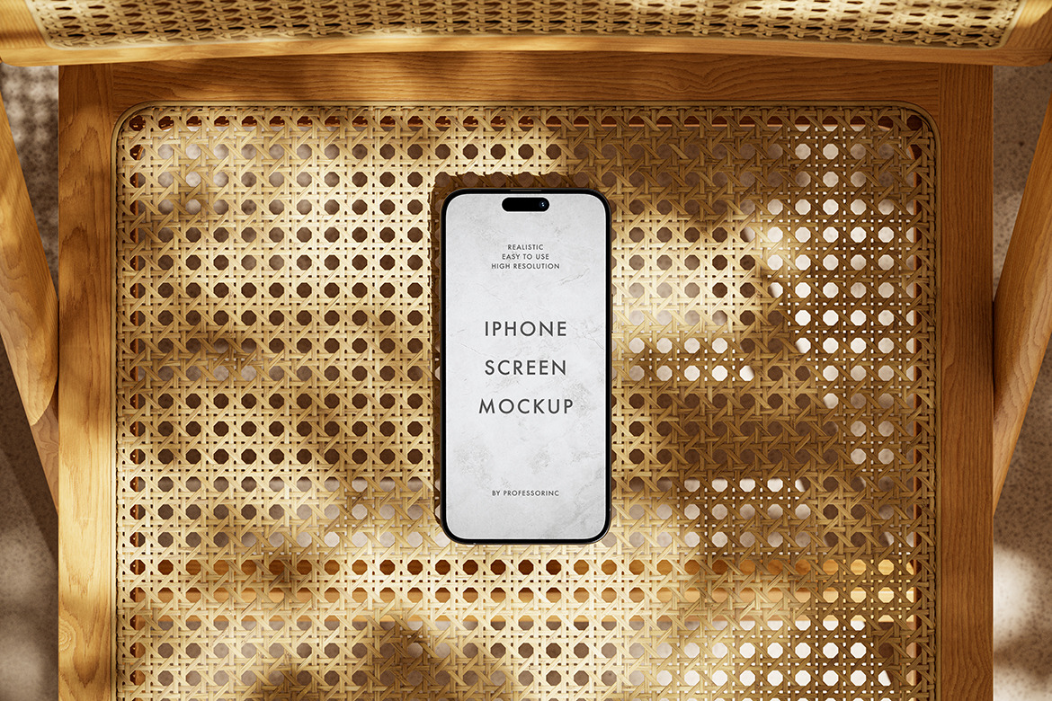 iPhone 15 Pro Mockup Set iPhone 15 Pro Mockup Set