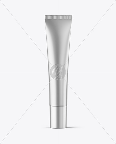 Metallic Cosmetic Tube Mockup