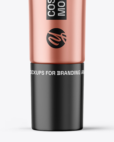 Metallic Cosmetic Tube Mockup