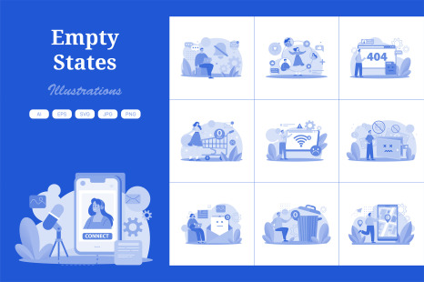 M499_Empty States Illustration Pack - Message