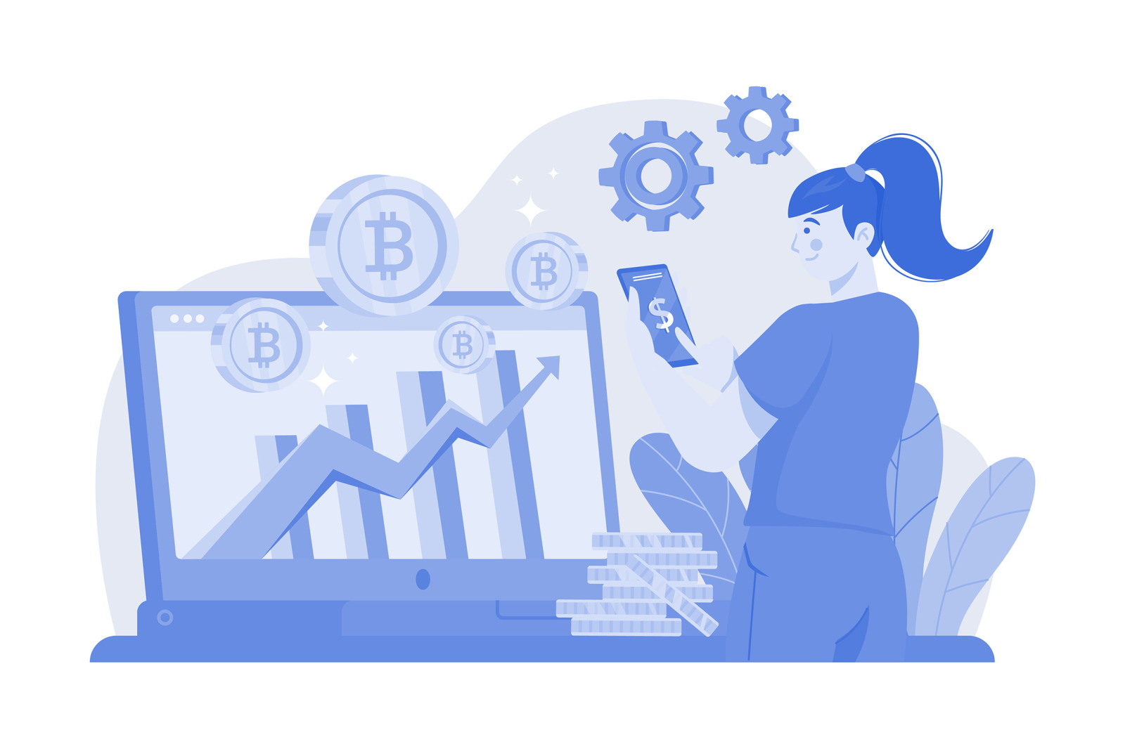 M495_Cryptocurrency Illustration Pack M495_Cryptocurrency Illustration Pack