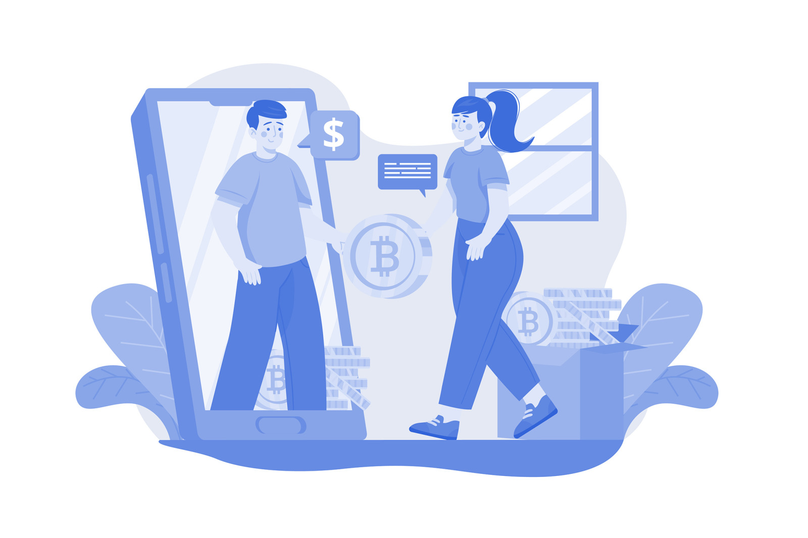 M495_Cryptocurrency Illustration Pack M495_Cryptocurrency Illustration Pack