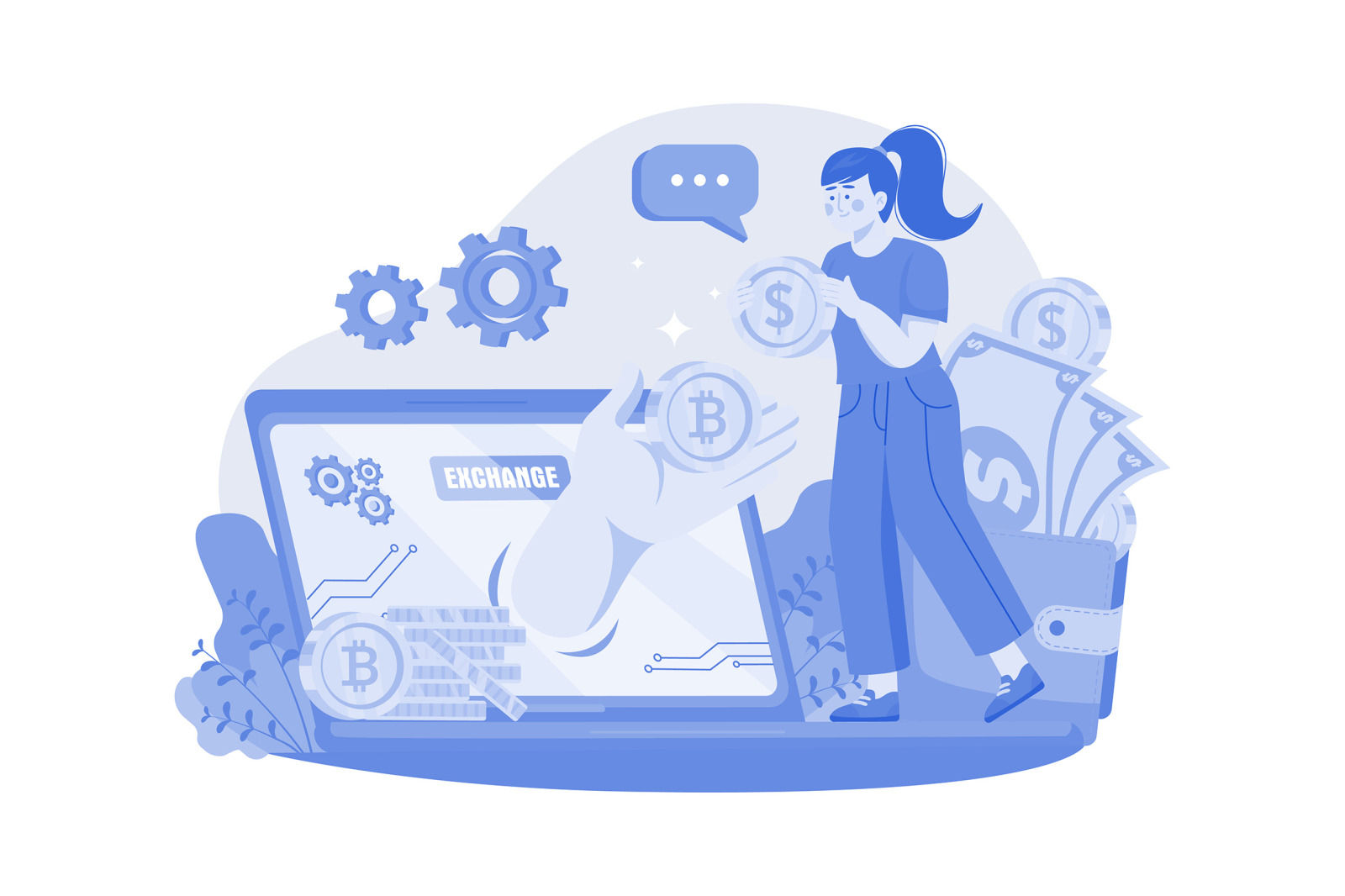 M495_Cryptocurrency Illustration Pack M495_Cryptocurrency Illustration Pack