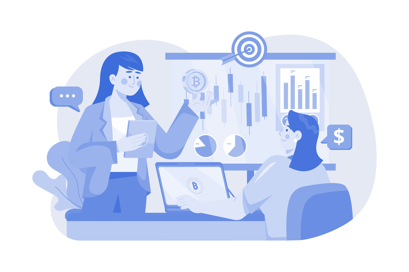 M495_Cryptocurrency Illustration Pack M495_Cryptocurrency Illustration Pack