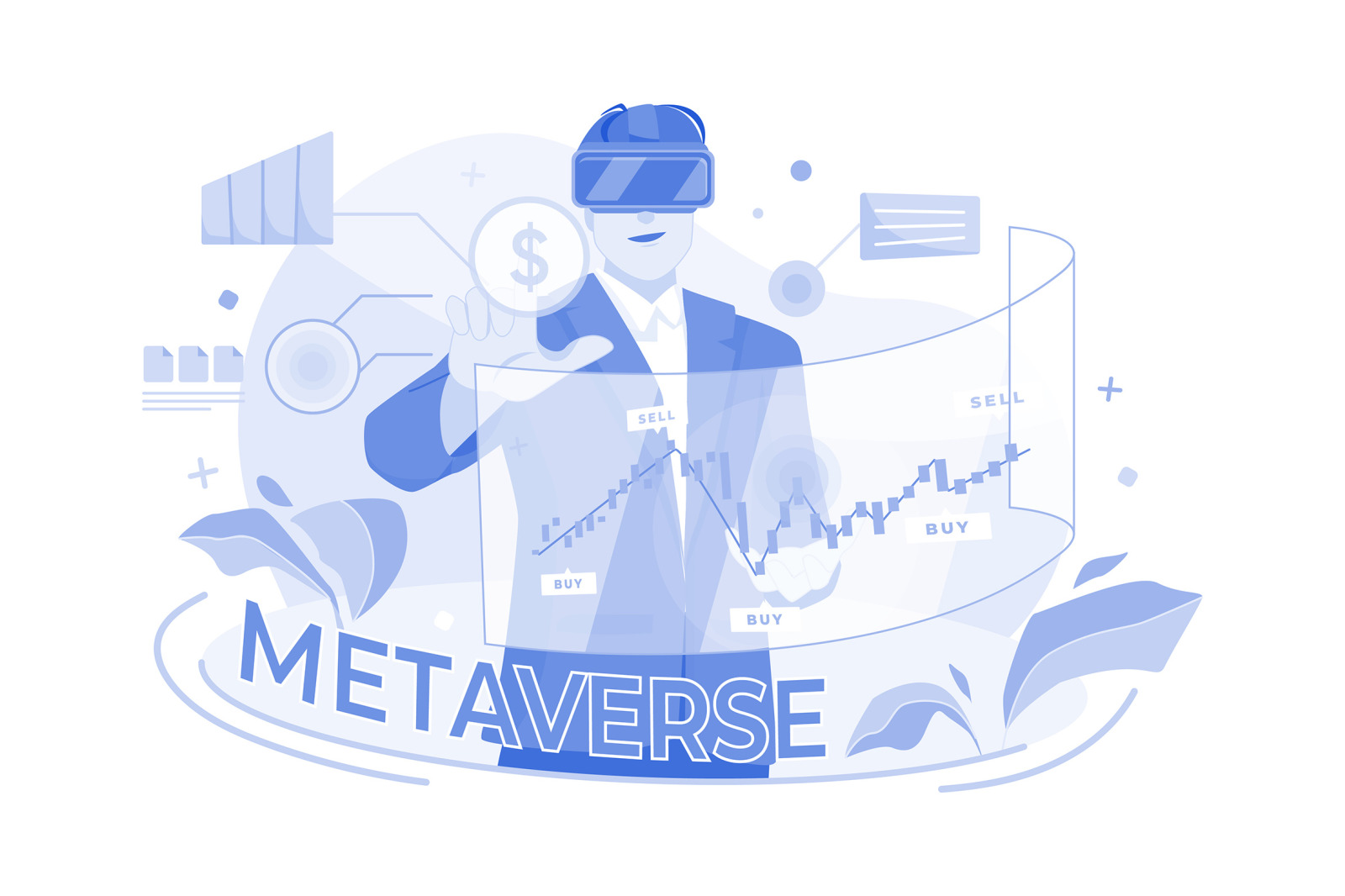M490_Metaverse Technology Illustration Pack M490_Metaverse Technology Illustration Pack