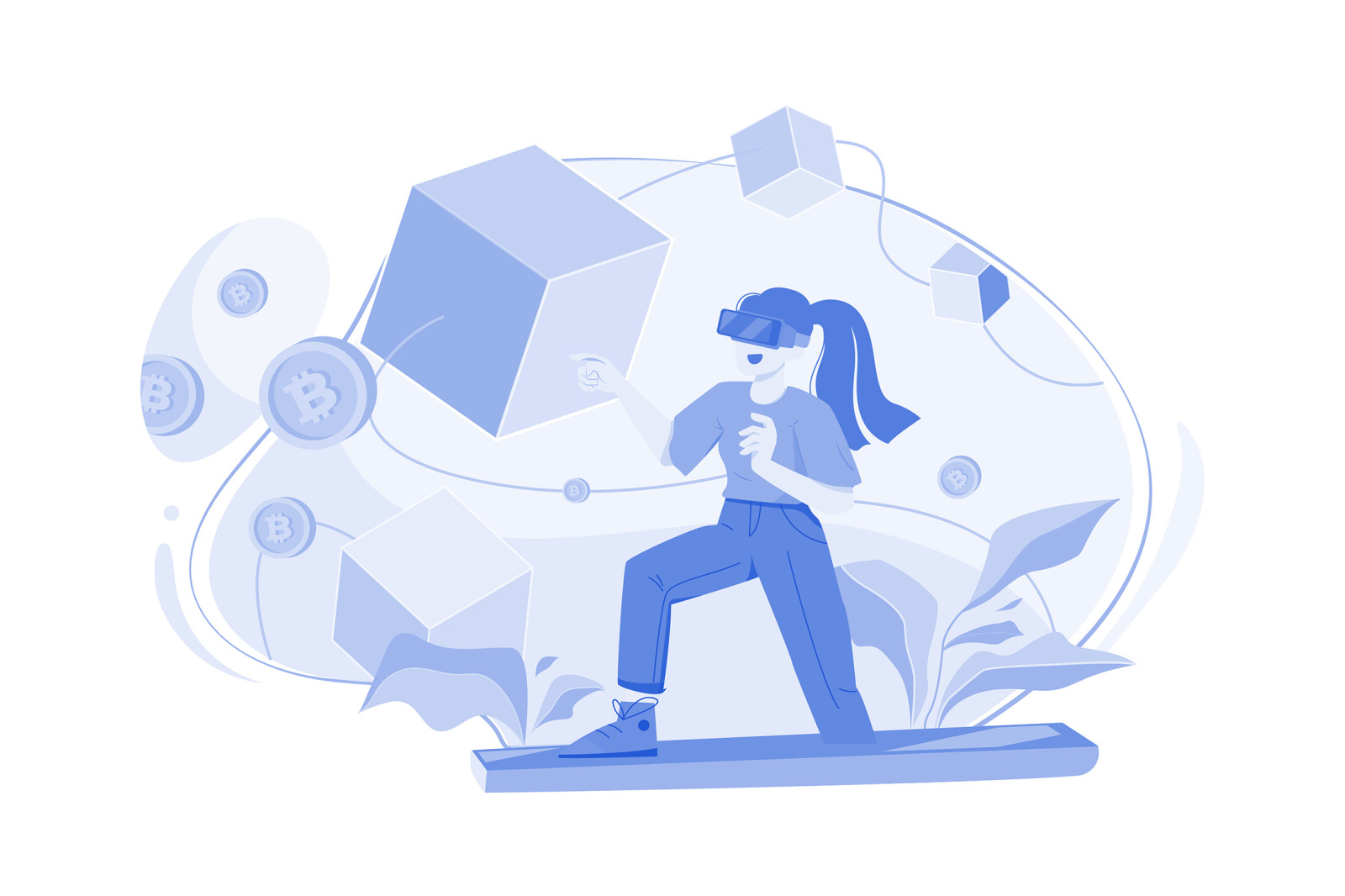 M490_Metaverse Technology Illustration Pack M490_Metaverse Technology Illustration Pack