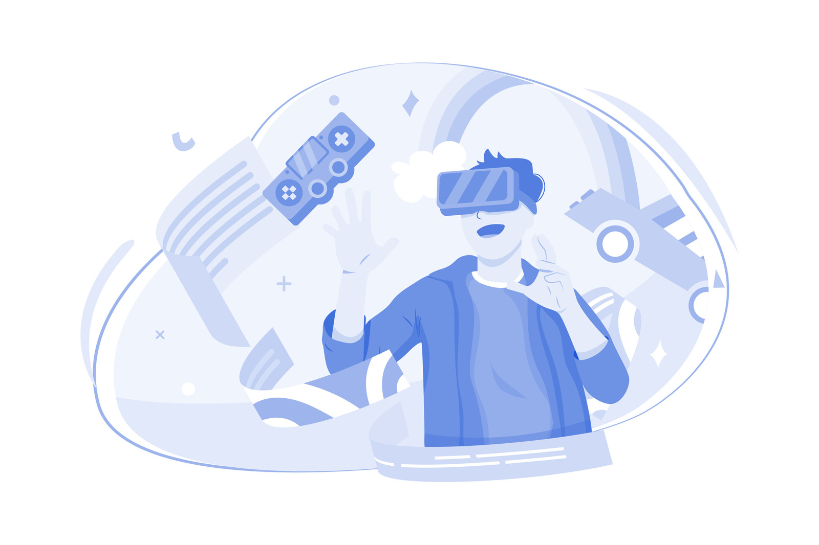M490_Metaverse Technology Illustration Pack M490_Metaverse Technology Illustration Pack