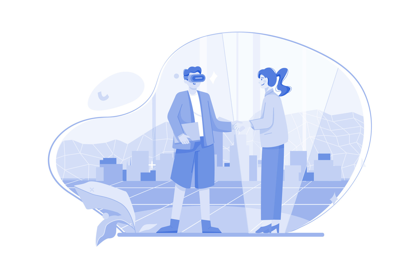 M490_Metaverse Technology Illustration Pack M490_Metaverse Technology Illustration Pack