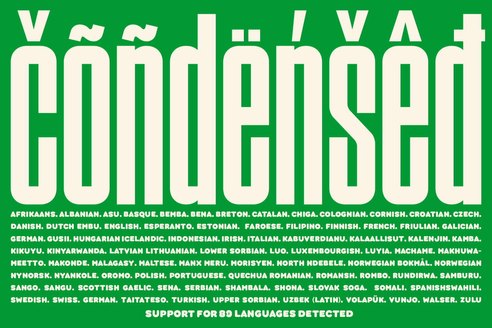 Homely Condensed Font Homely Condensed Font