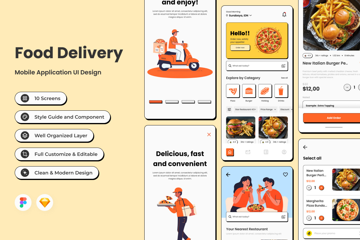 HaiPizt - Food Delivery Mobile App HaiPizt - Food Delivery Mobile App