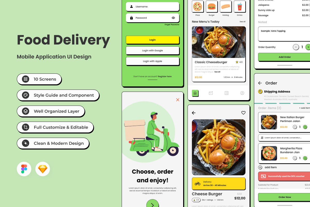 QuickSlice - Food Delivery Mobile App QuickSlice - Food Delivery Mobile App