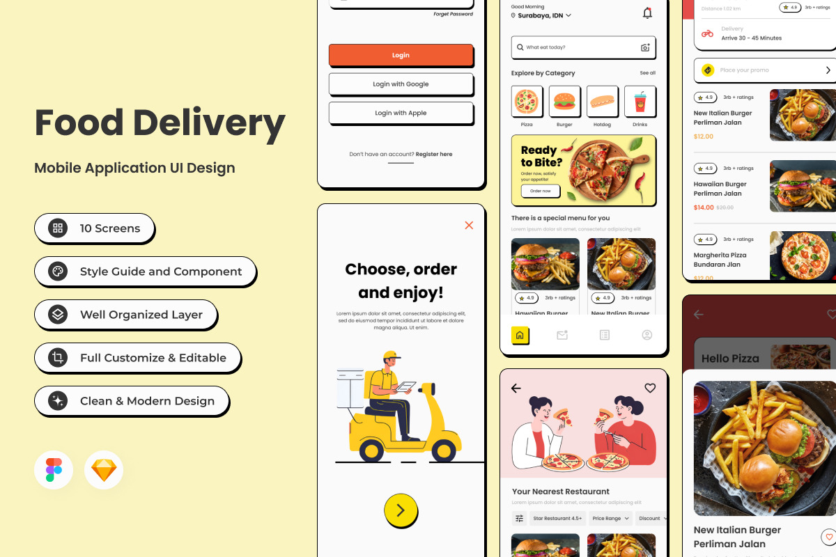 Delight - Food Delivery Mobile App Delight - Food Delivery Mobile App