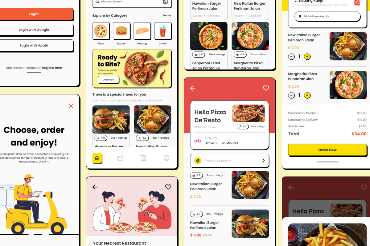 Delight - Food Delivery Mobile App Delight - Food Delivery Mobile App