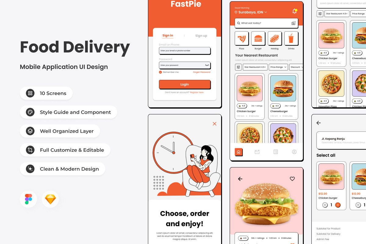 FastPie - Food Delivery Mobile App FastPie - Food Delivery Mobile App