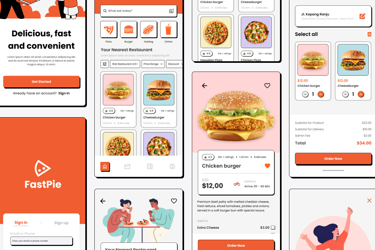 FastPie - Food Delivery Mobile App FastPie - Food Delivery Mobile App