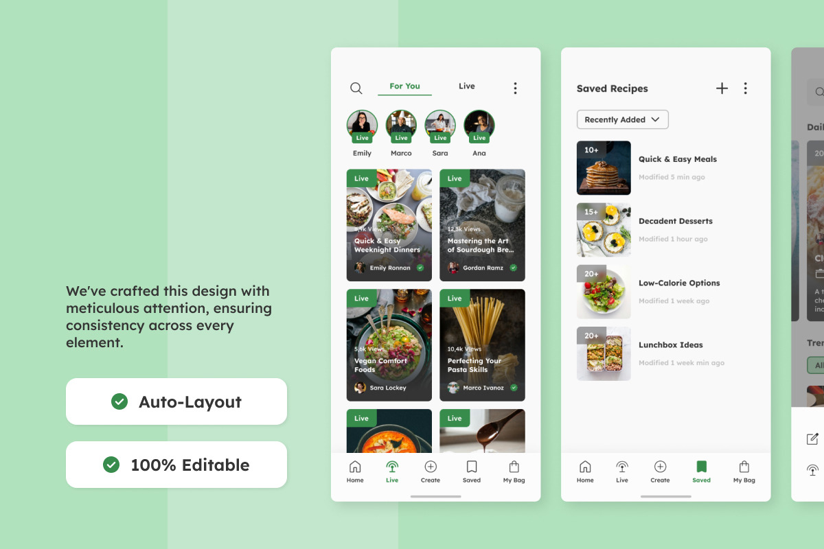 NomNom - Food Recipe Mobile App NomNom - Food Recipe Mobile App