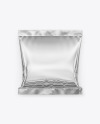 Glossy Metallic Sachet Mockup