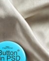 Round Button Pin on a Shiny Silk Fabric Mockup