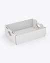 Cardboard Box w/ Lid Mockup