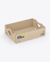 Cardboard Box w/ Lid Mockup