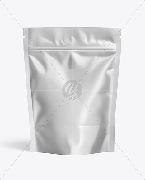 Metallic Stand Up Pouch Mockup