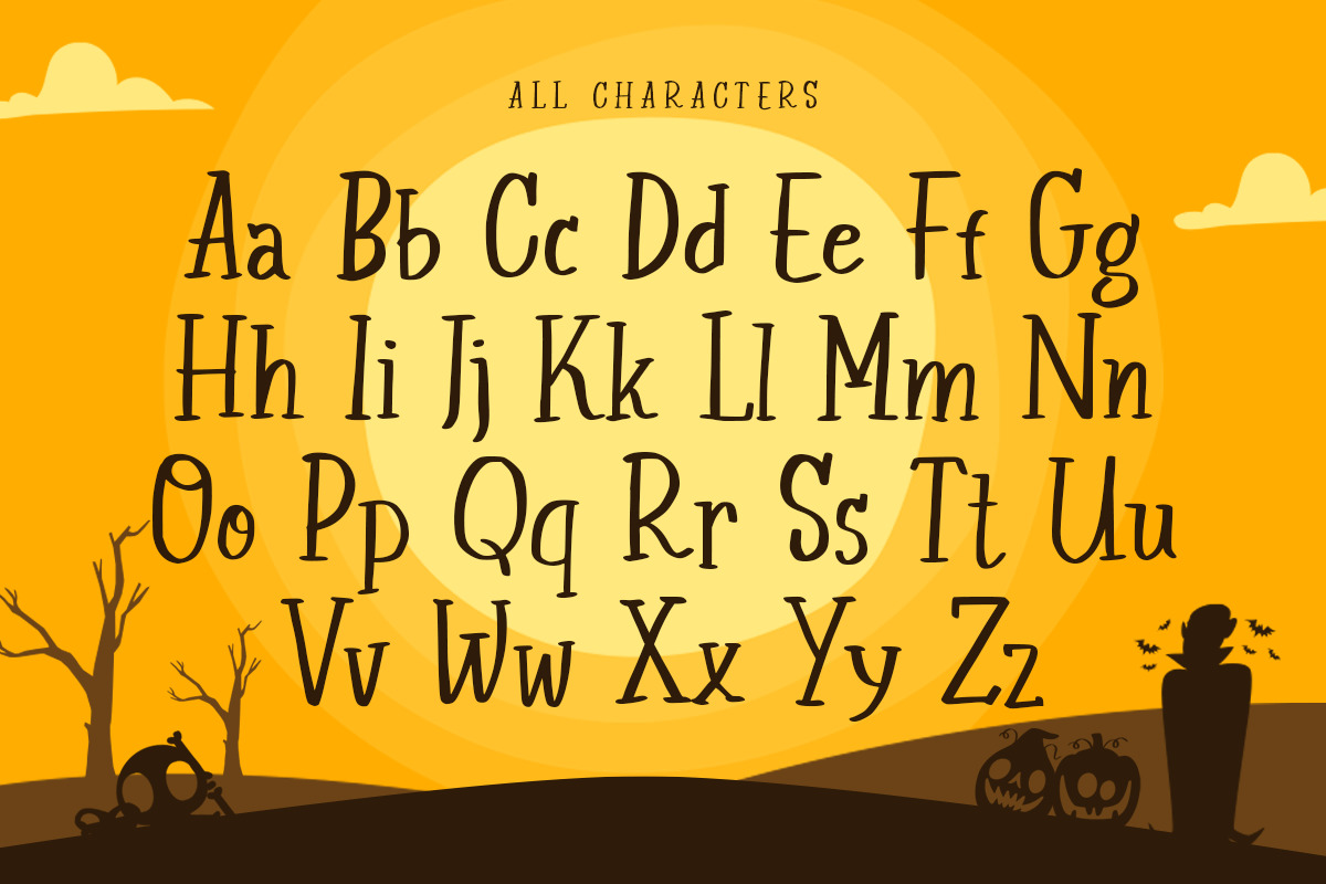 Funny Spooky - Halloween Themed Font Funny Spooky - Halloween Themed Font