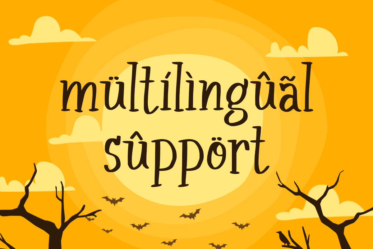 Funny Spooky - Halloween Themed Font Funny Spooky - Halloween Themed Font
