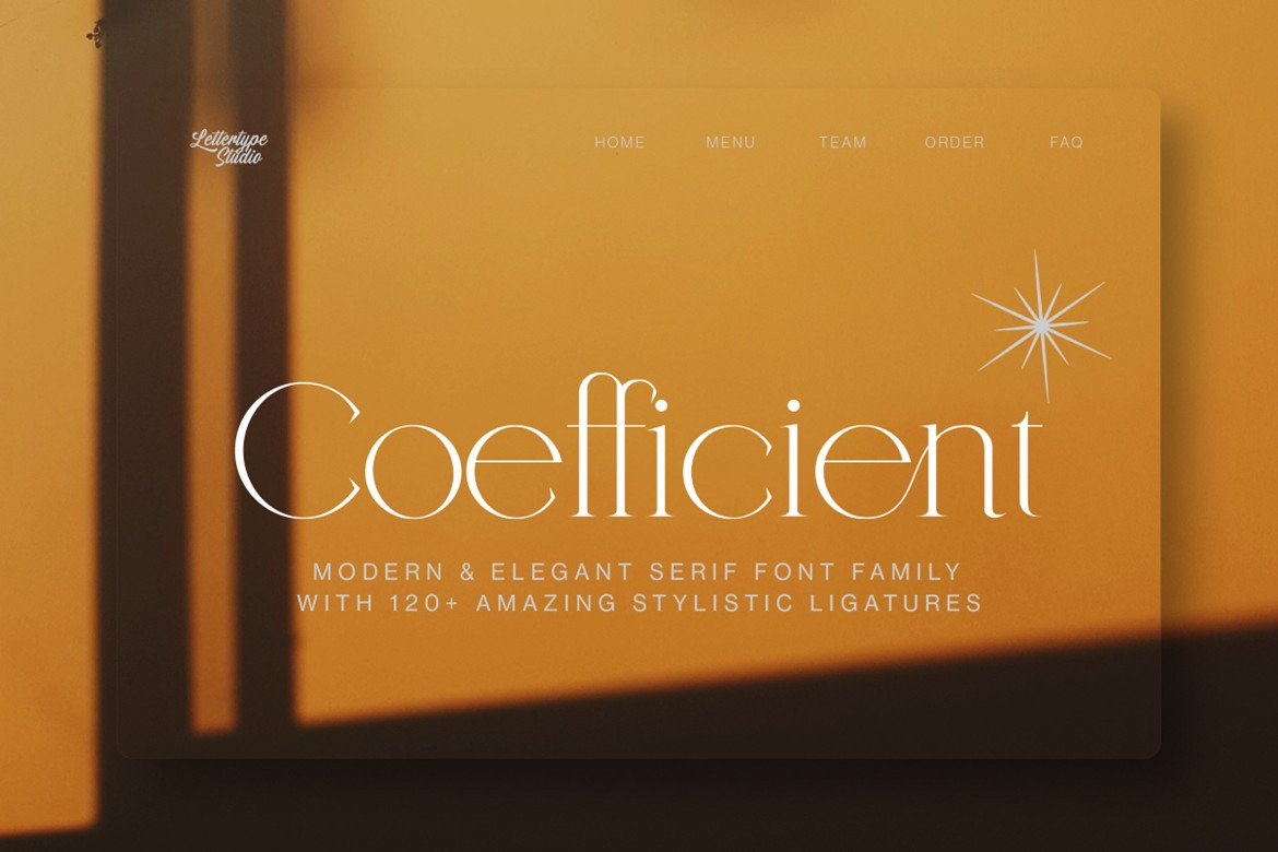 Coefficient Modern & Elegant Serif Family Coefficient Modern & Elegant Serif Family