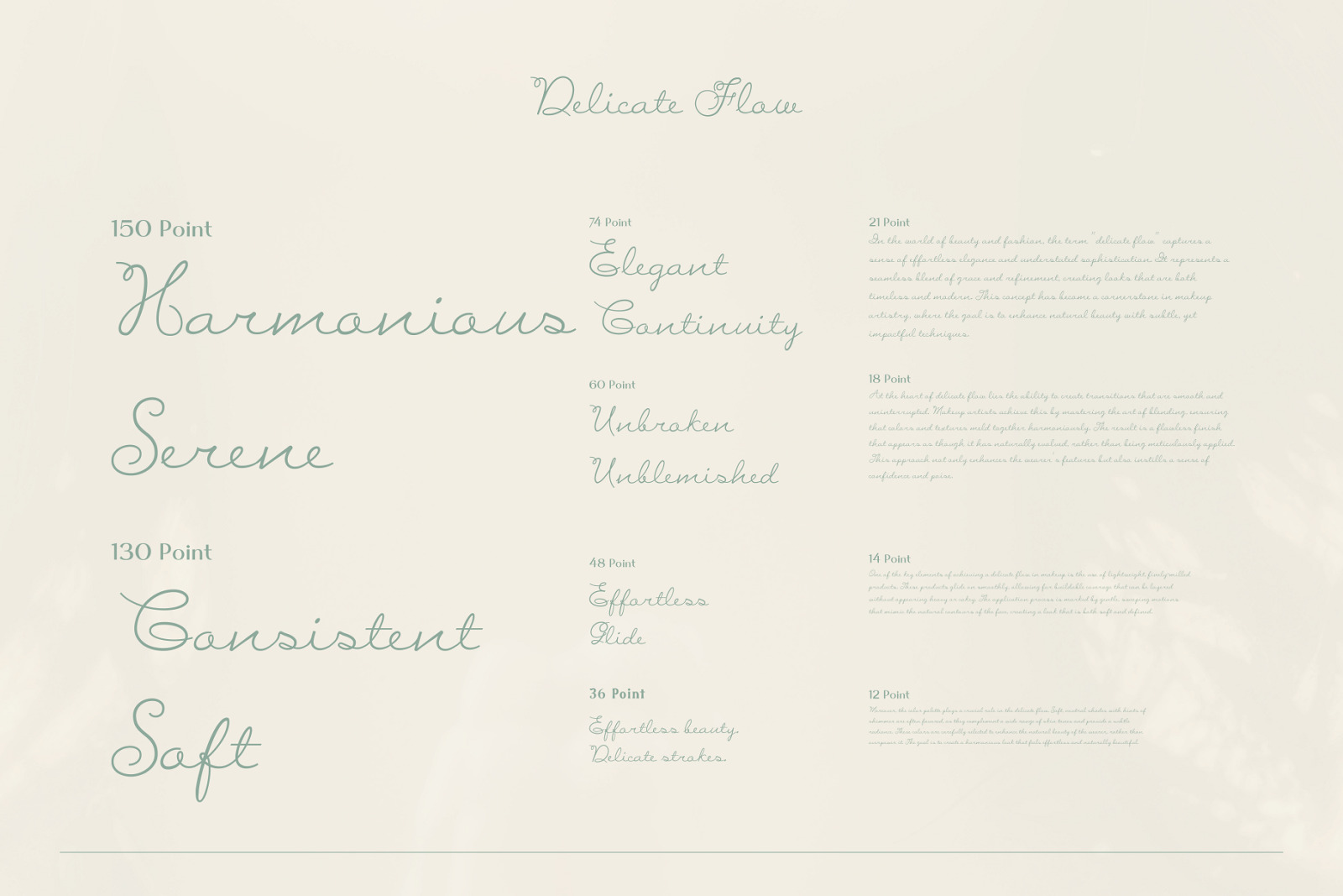 Delicate Flow - Signature Script Typeface Delicate Flow - Signature Script Typeface