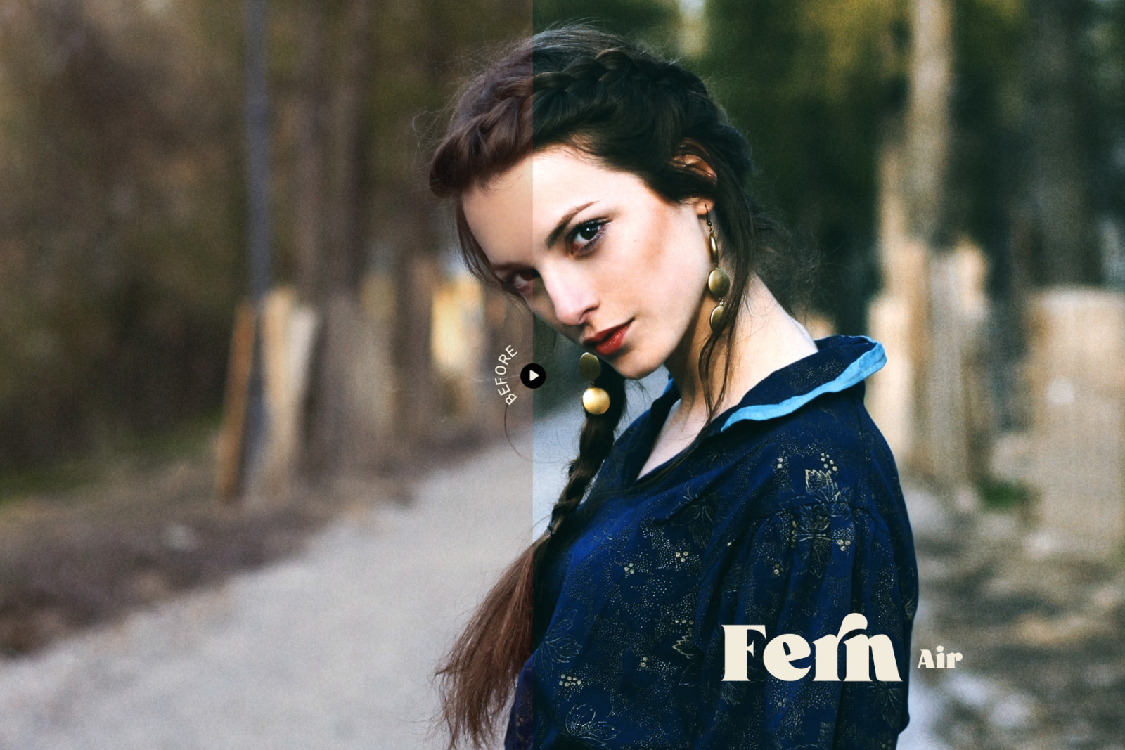 Fern Portrait Photoshop Action &amp; LUT