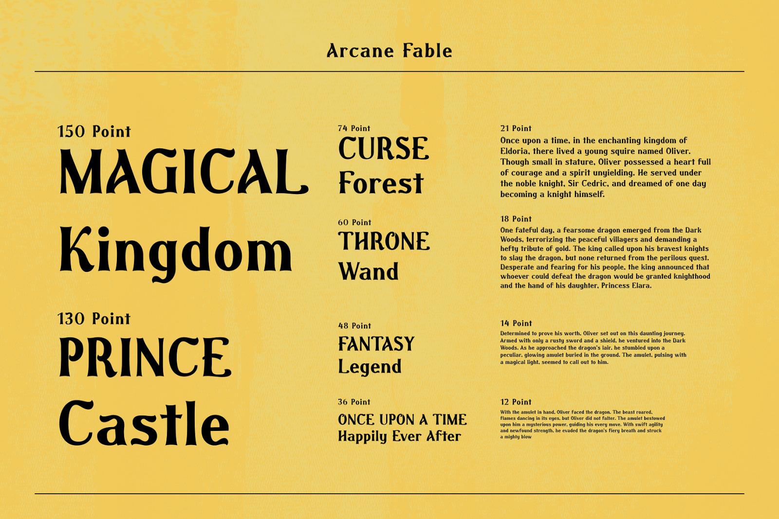 Arcane Fable – Fantasy Inspired Typeface Arcane Fable – Fantasy Inspired Typeface